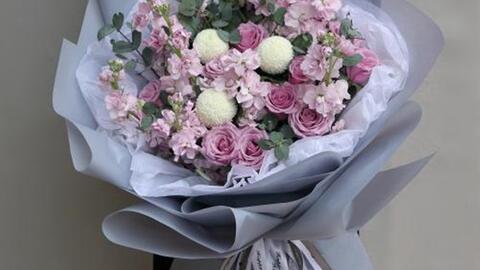 国产花束拼图教程视频,创意手工，打造专属花艺美物